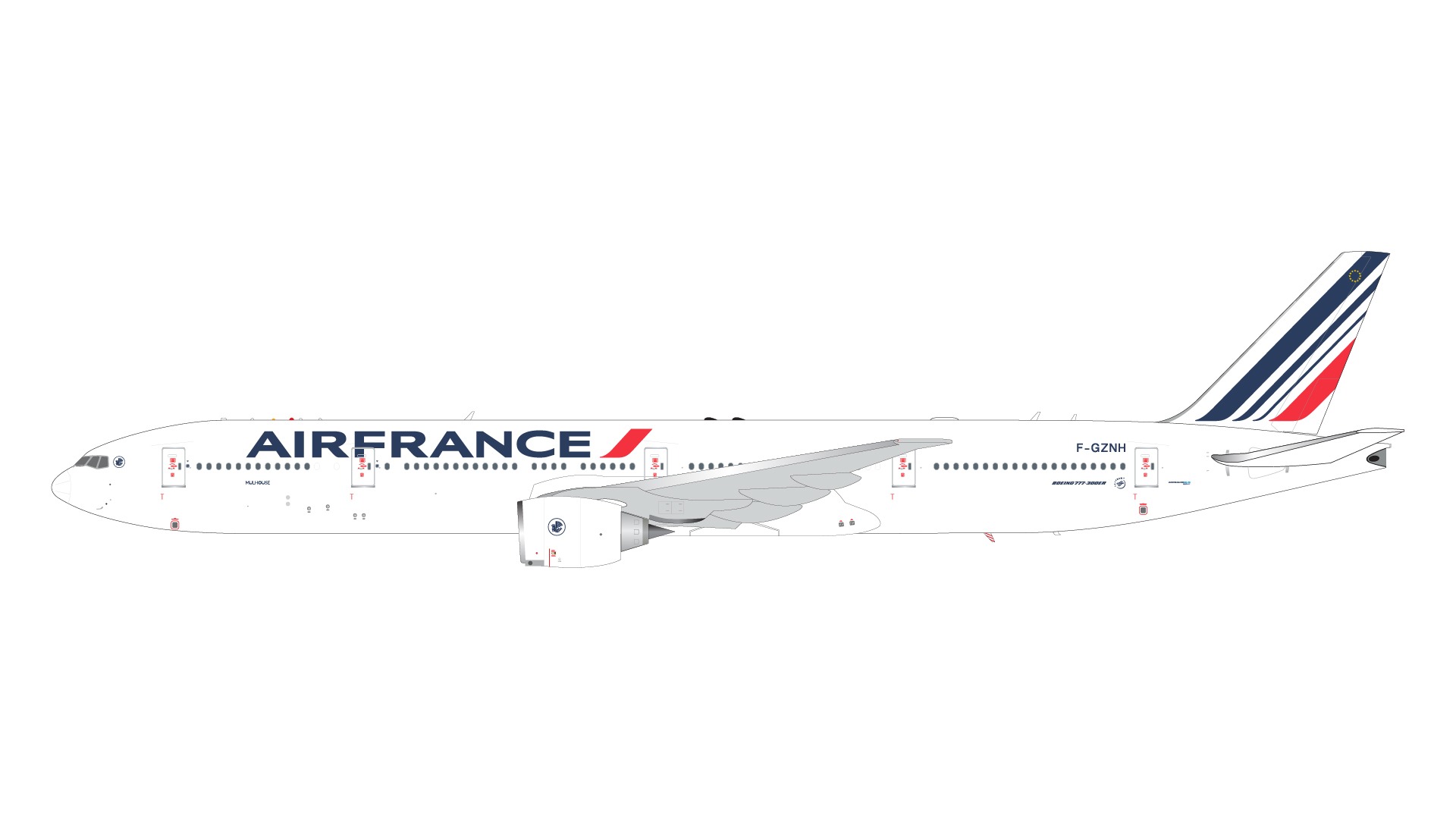 G2AFR1282 GEMINI 200 Air France / エールフランス B777-300ER F-GZNH  1:200 完売しました。 GEMINI JETS 1:200 Air France / エールフランス 777-300 亜鉛ダイキャスト製