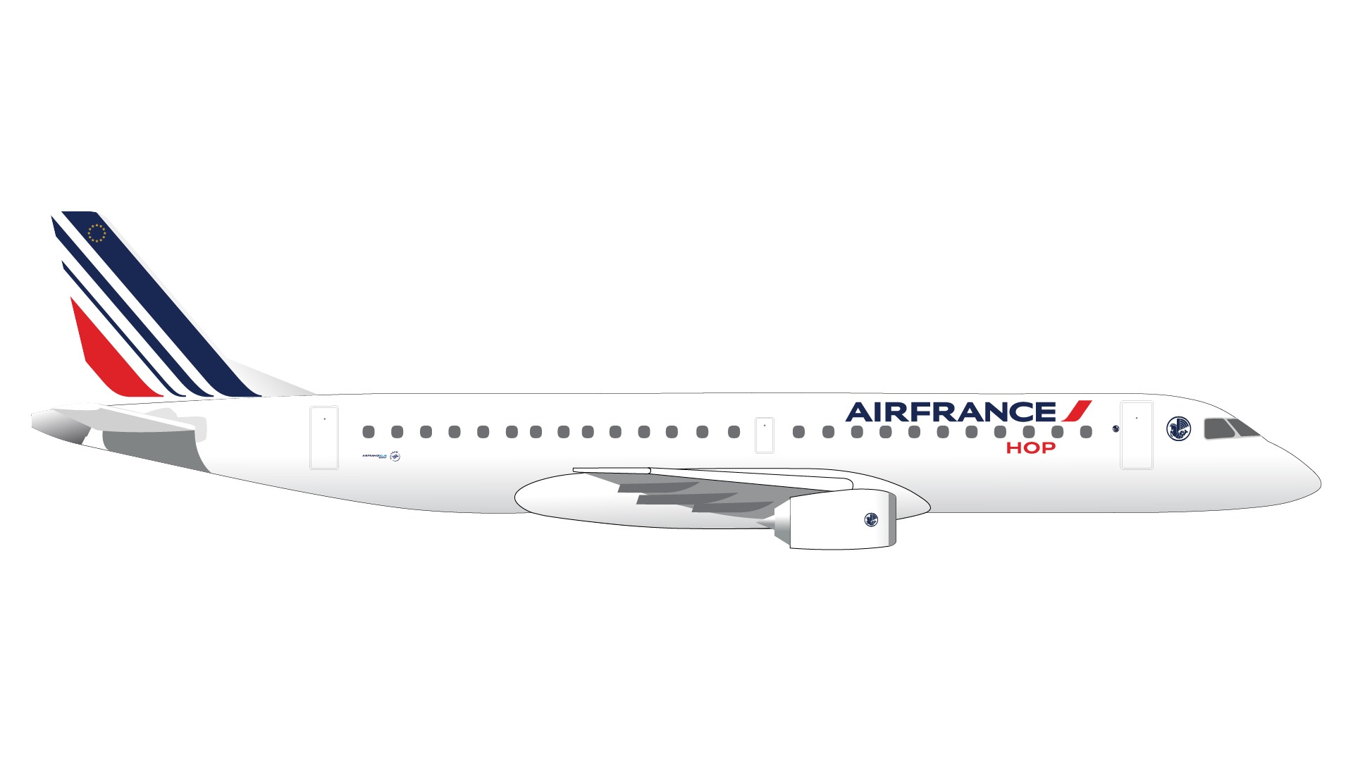 G2HOP959 GEMINI 200 Air France HOP / エールフランス オップ E190-100STD F-HBLN  1:200 完売しました。