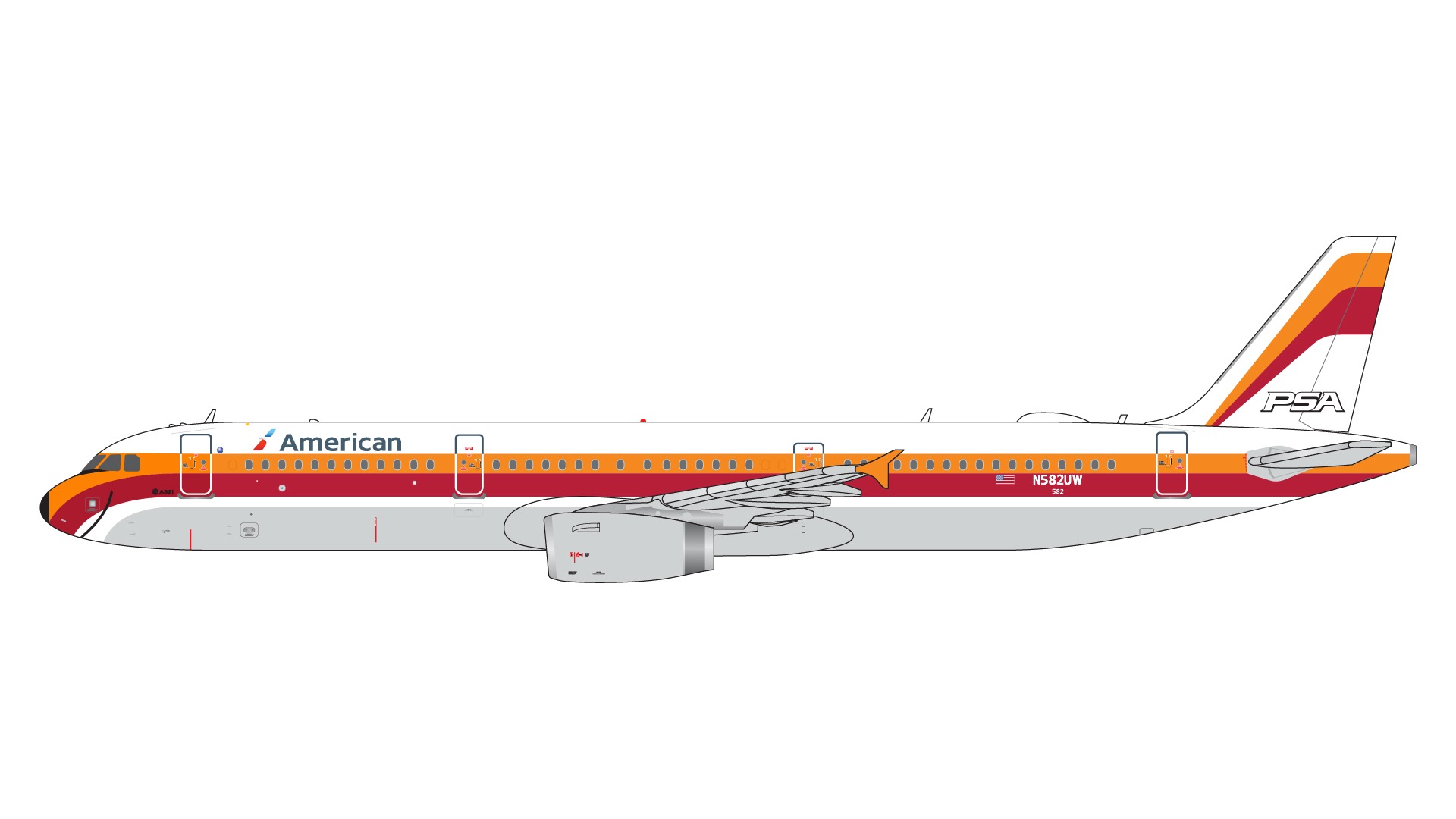 GJAAL2256 GEMINI JETS American Airlines / アメリカン航空 