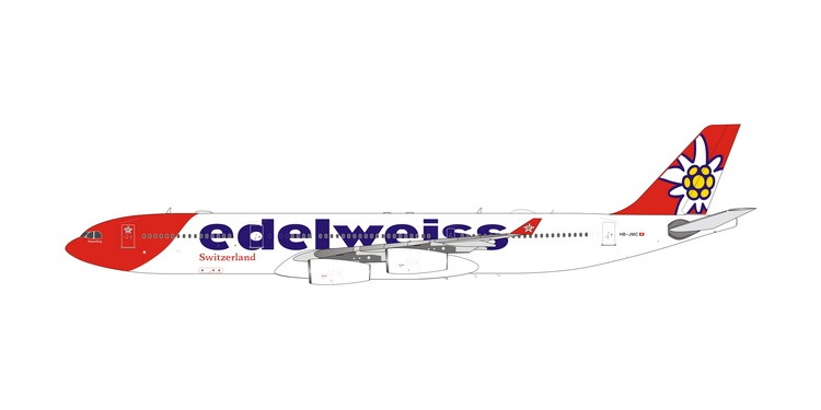 11887 Phoenix Edelweiss Air / エーデルワイス航空 A340-300 HB-JMC 1:400 完売しました。