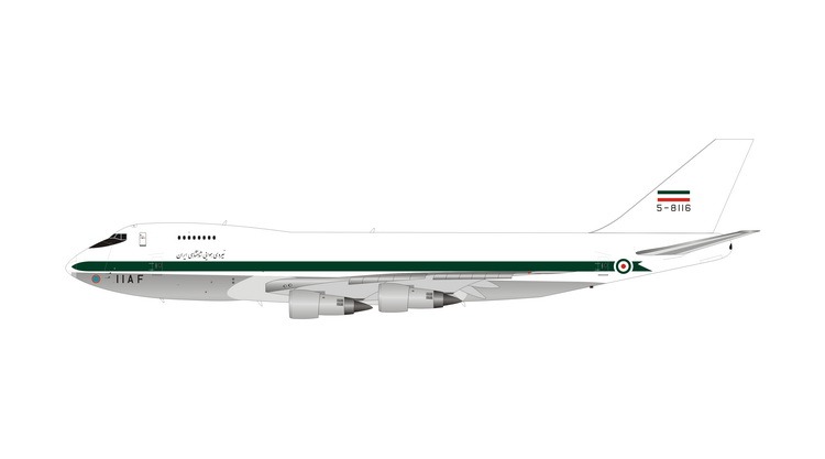 11888 Phoenix Islamic Republic of Iran Air Force / IRIAF / イラン・イスラム共和国空軍 Polish B747-200 5-8116 1:400 お取り寄せ