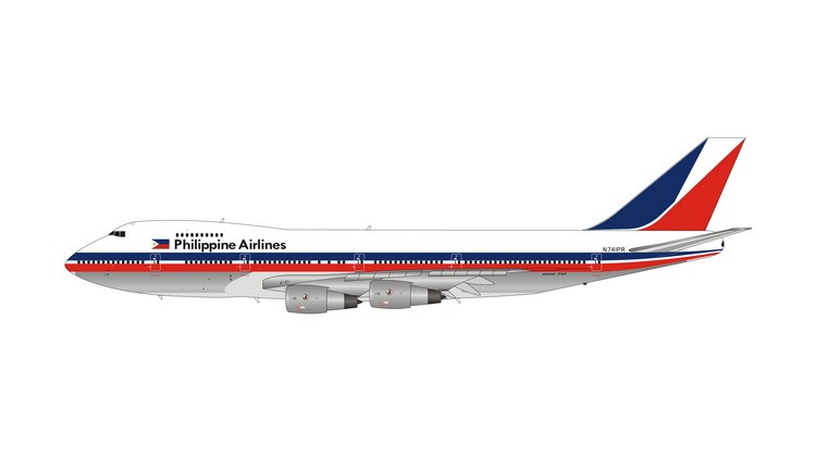 11889 Phoenix Philippine Airlines / フィリピン航空 Polish B747-200 N741PR 1:400 お取り寄せ