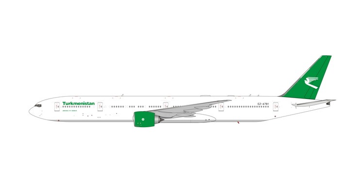 11890 Phoenix Turkmenistan Airlines / トルクメニスタン航空 B777-300ER EZ-A781 1:400 お取り寄せ