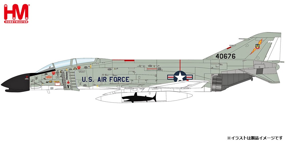 HA19062 HOBBY MASTER U.S. Air Force / アメリカ空軍 F-4C ファントム2 第45戦術戦闘飛行隊 1965 1:72 完売しました。 Hobby Master 1:72 USAF U.S. Air Force / アメリカ空軍 F-4 ファントムII 亜鉛ダイキャスト製
