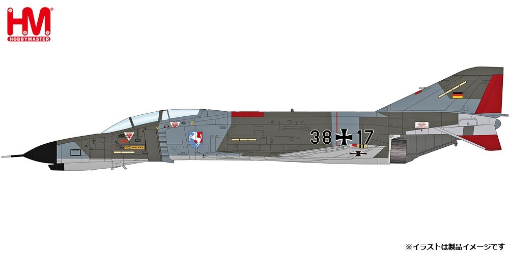 HA19098 HOBBY MASTER Luftwaffe / ドイツ空軍 F-4F ファントム2 戦闘爆撃飛行隊 ヴェストファーレン 1981 1:72 お取り寄せ Hobby Master 1:72 Luftwaffe / ドイツ空軍 F-4 ファントムII 亜鉛ダイキャスト製