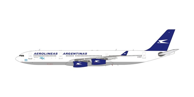 11895 Phoenix Aerolineas Argentinas / アルゼンチン航空 A340-300 LV-BIT 1:400 お取り寄せ Phoenix 1:400 Aerolineas Argentinas / アルゼンチン航空 A340-300 亜鉛ダイキャスト製