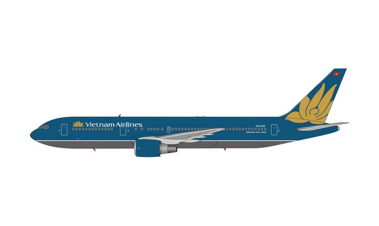 11899 Phoenix Vietnam Airlines / ベトナム航空 B767-300ER VN-A762 1:400 お取り寄せ Phoenix 1:400 Vietnam Airlines / ベトナム航空 767-300 亜鉛ダイキャスト製