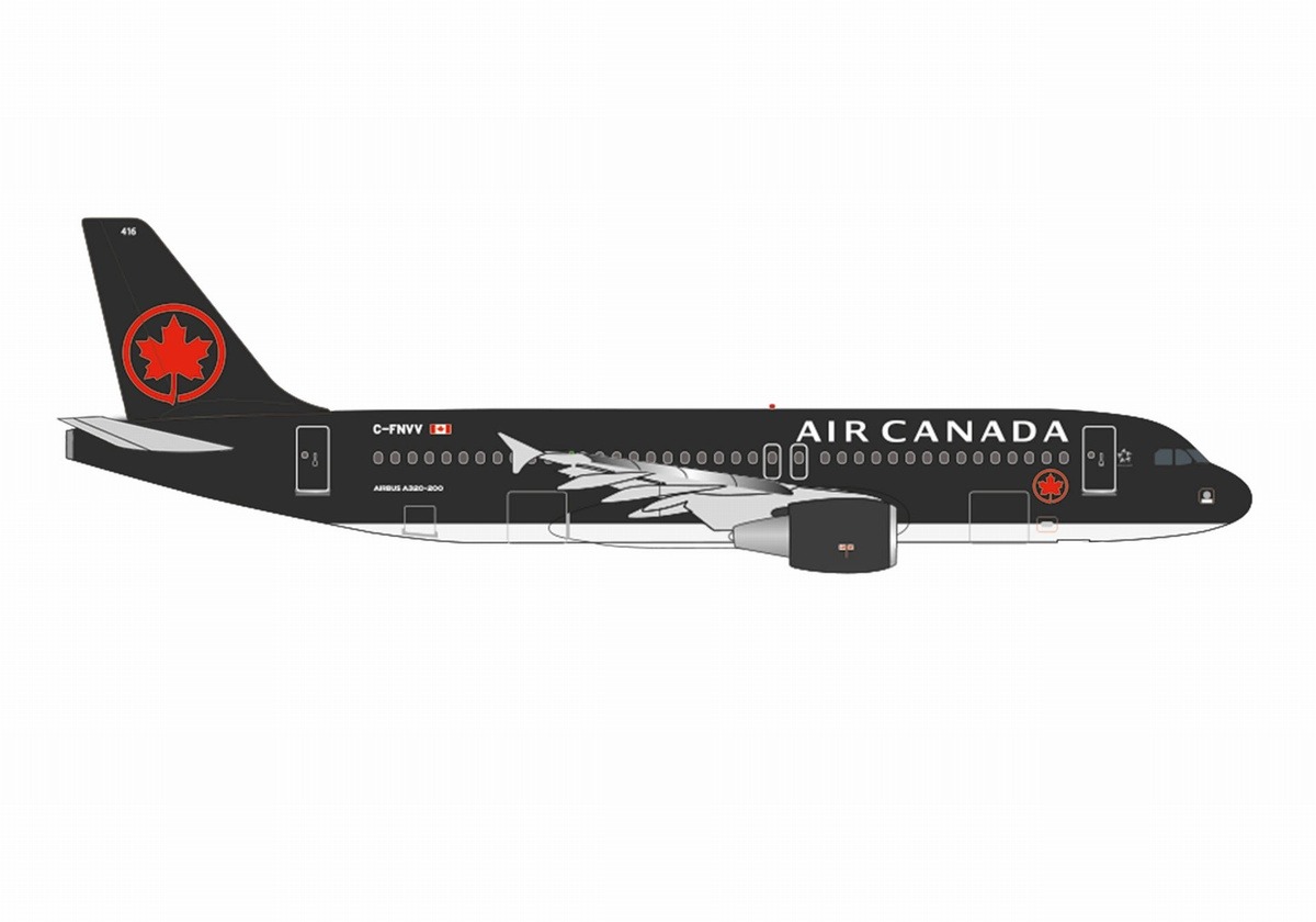 537742 Herpa Air Canada / エア・カナダ A320 C-FNVV 1:500