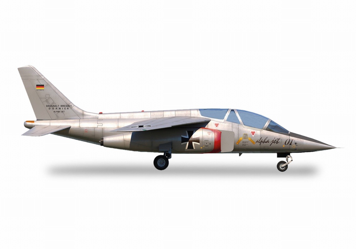 580854 Herpa Luftwaffe / ドイツ空軍 Alpha Jet 01 Prototype – AT24 1:72 お取り寄せ