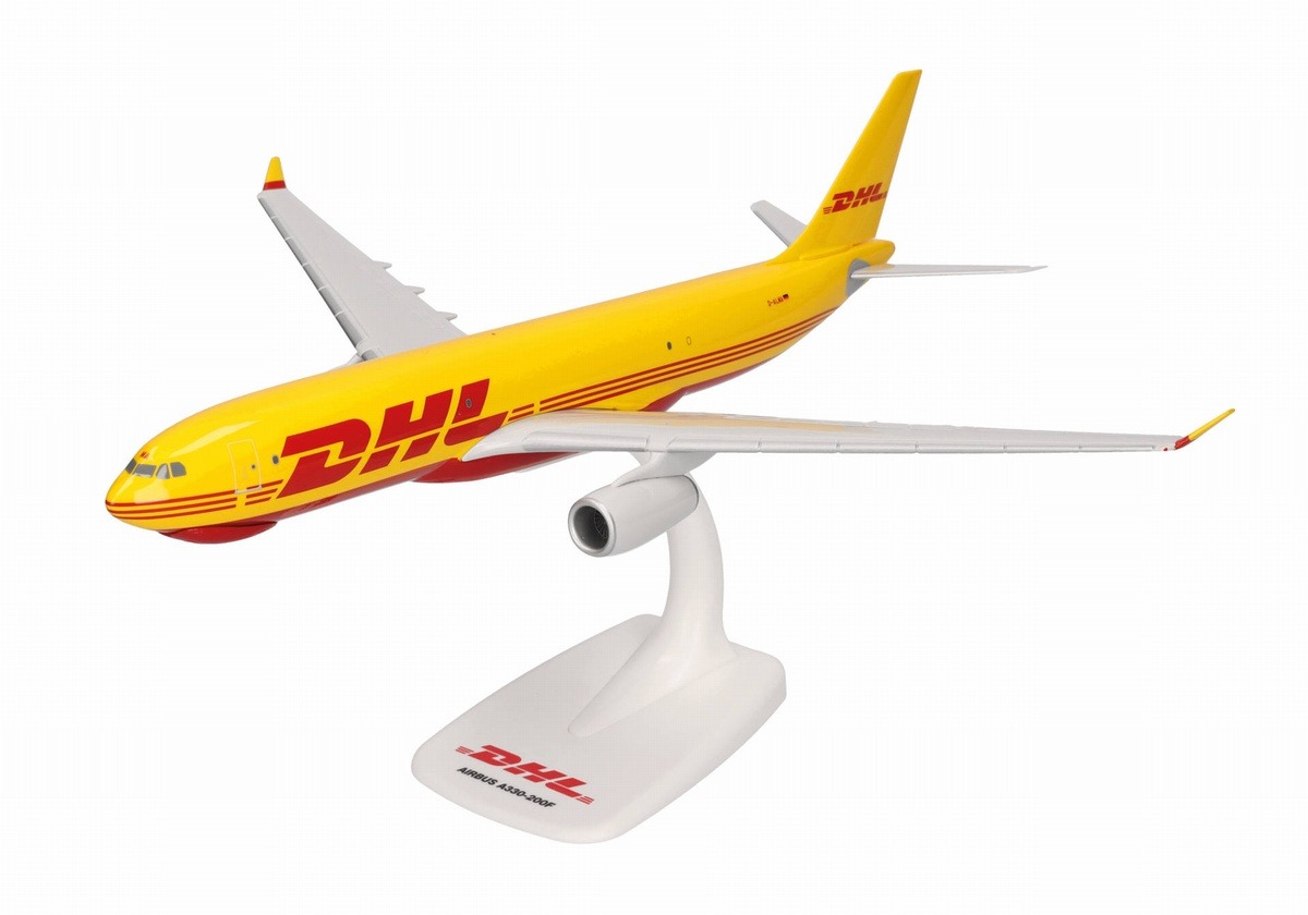 614139 Herpa SNAPFIT DHL / ディーエイチエル A330-200F D-ALMA 1:200 Herpa SNAPFIT 1:200 DHL / ディーエイチエル A330-200F プラスチック製