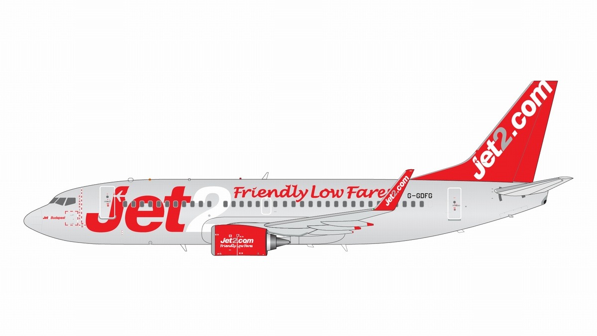 G2EXS1264 GEMINI 200 Jet2.com / ジェットツー・コム B737-300W G-GDFG  1:200 お取り寄せ