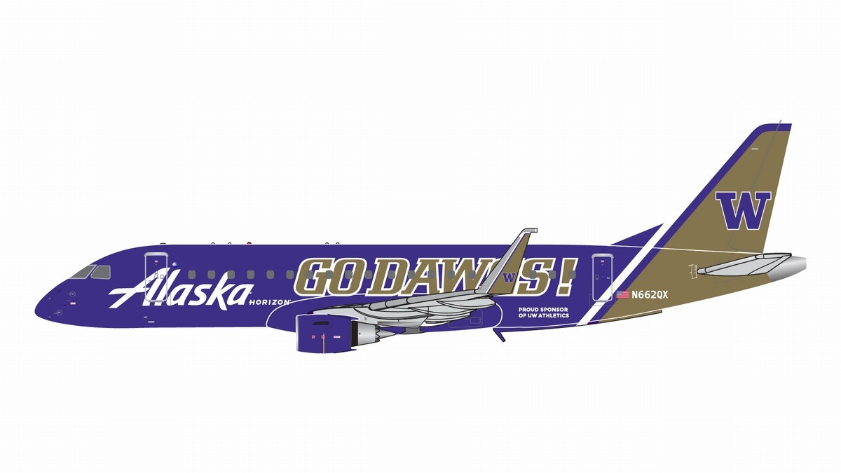 GJASA2251 GEMINI JETS Alaska Airlines / アラスカ航空 Univ. of Washington 