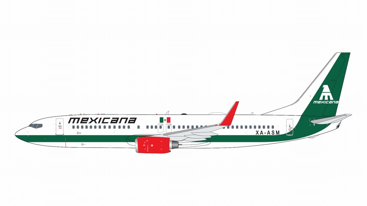 GJMXA2266 GEMINI JETS MEXICANA / メキシカーナ航空 メヒカーナ B737-800W XA-ASM 1:400 メーカー完売 GEMINI JETS 1:400 MEXICANA / メキシカーナ航空 メヒカーナ 737-800 亜鉛ダイキャスト製