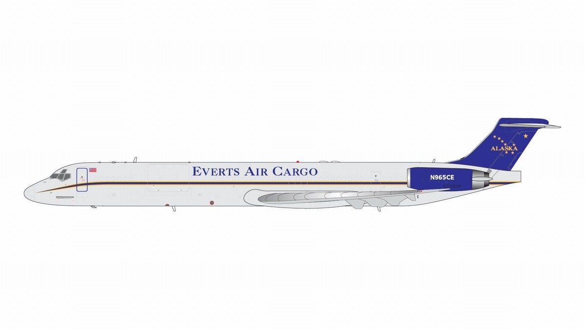 GJVTS2067 GEMINI JETS Everts Air Cargo / エバーツ・エア・カーゴ MD-80SF N965CE 1:400 お取り寄せ