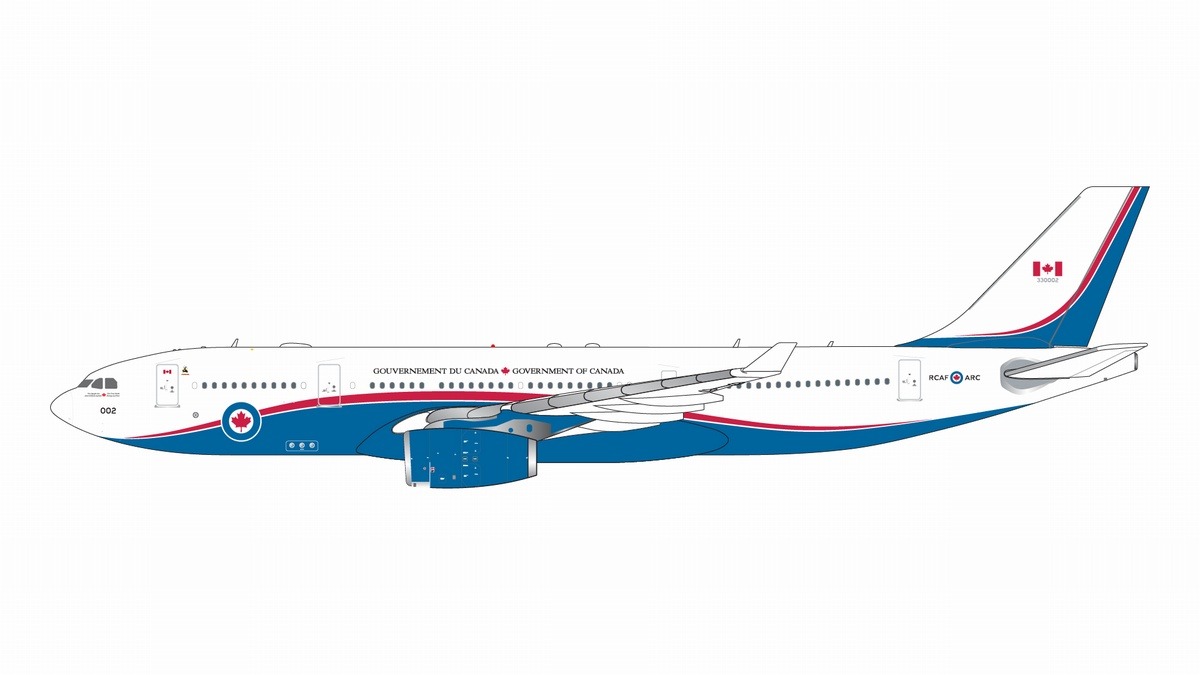 GMCAF141 GEMINI MACS Royal Canadian Air Force/RCAF / カナダ空軍 CC-330 (A330-200) 330002 Government of Canada 1:400 お取り寄せ GEMINI JETS 1:400 RCAF / Royal Canadian Air Force / カナダ空軍 A330-200 亜鉛ダイキャスト製