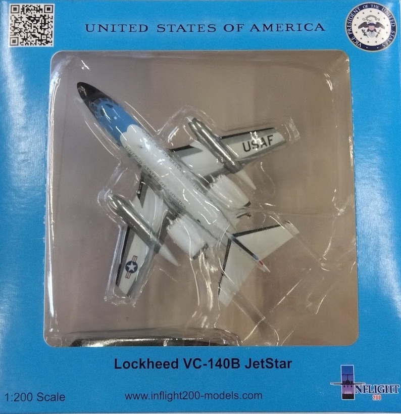 IF1401115 IN Flight200 U.S. Air Force / アメリカ空軍 ｼﾞｪｯﾄｽﾀｰ VC-140B 61-2492 スタンド付き 1:200 完売しました。 IN Flight200 1:200 USAF U.S. Air Force / アメリカ空軍 L-1329 亜鉛ダイキャスト製