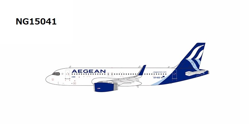 NG15041 NG MODELS Aegean Airlines / エーゲ航空 n/c A320-200/w SX-DGZ 1:400 完売しました。