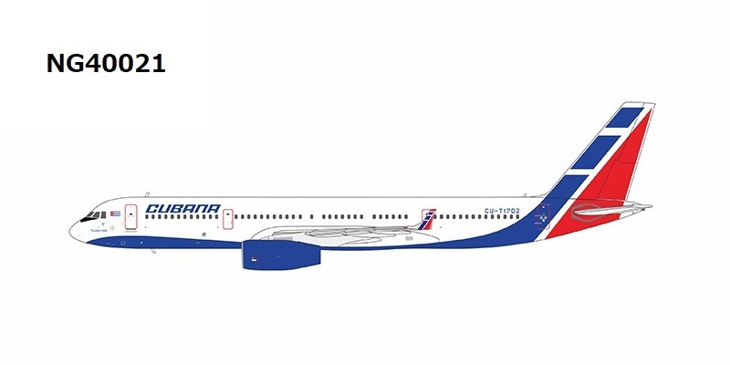 NG40021 NG MODELS Cubana / クバーナ航空 Tu-204-100E CU-T1702 1:400 お取り寄せ NG MODELS 1:400 Cubana de Aviacion / クバーナ航空/キューバ航空 Tu-204 亜鉛ダイキャスト製
