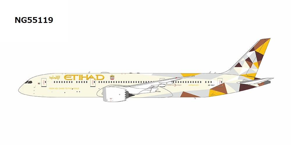 NG55119 NG MODELS Etihad Airways / エティハド航空 B787-9 A6-BLZ 1:400 完売しました。