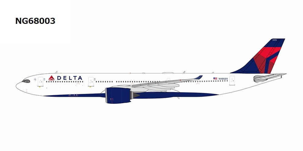 NG68003 NG MODELS Delta Air Lines / デルタ航空 A330-900 N405DX 1:400 完売しました。