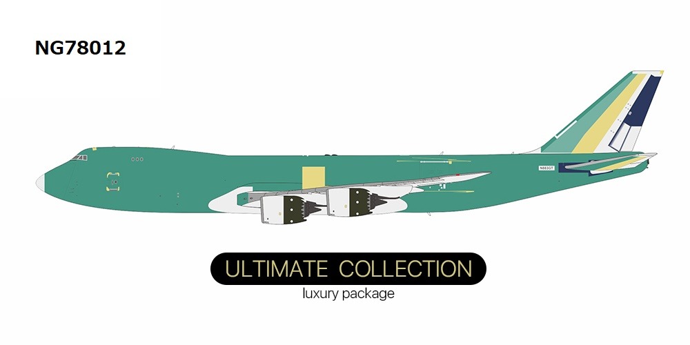 NG78012 NG MODELS ATLAS AIR / アトラス航空 the last 747 ever built in bare metal colors B747-8F N863GT 1:400 完売しました。 NG MODELS 1:400 ATLAS Air / アトラス航空 747-8F 亜鉛ダイキャスト製