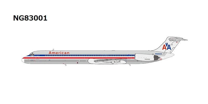 NG83001 NG MODELS American Airlines / アメリカン航空 new mould first launch MD-83 N589AA 1:400 完売しました。 NG MODELS 1:400 American Airlines / アメリカン航空 MD-80 亜鉛ダイキャスト製