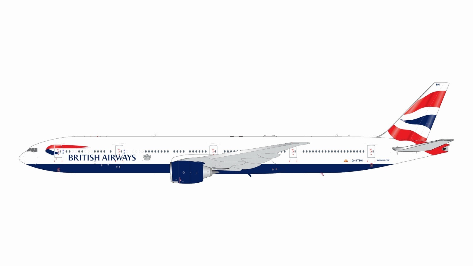 G2BAW1131 GEMINI 200 British Airways / 英国航空 ブリティッシュ・エアウェイズ B777-300ER G-STBH  1:200 お取り寄せ GEMINI JETS 1:200 British Airways / 英国航空 ブリティッシュ・エアウェイズ 777-300 亜鉛ダイキャスト製