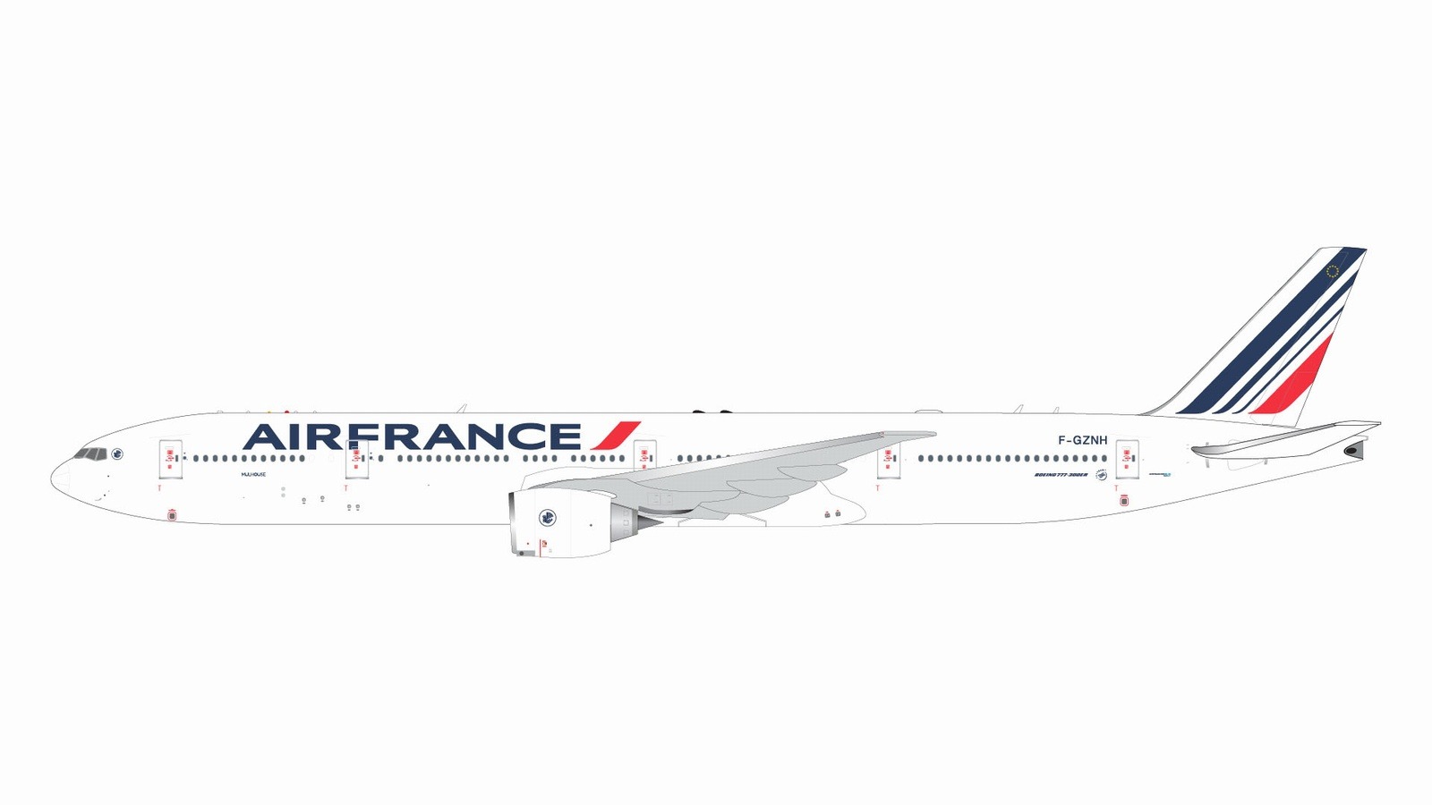 GJAFR2248 GEMINI JETS Air France / エールフランス new livery B777-300ER F-GZNH 1:400 完売しました。 GEMINI JETS 1:400 Air France / エールフランス 777-300 亜鉛ダイキャスト製