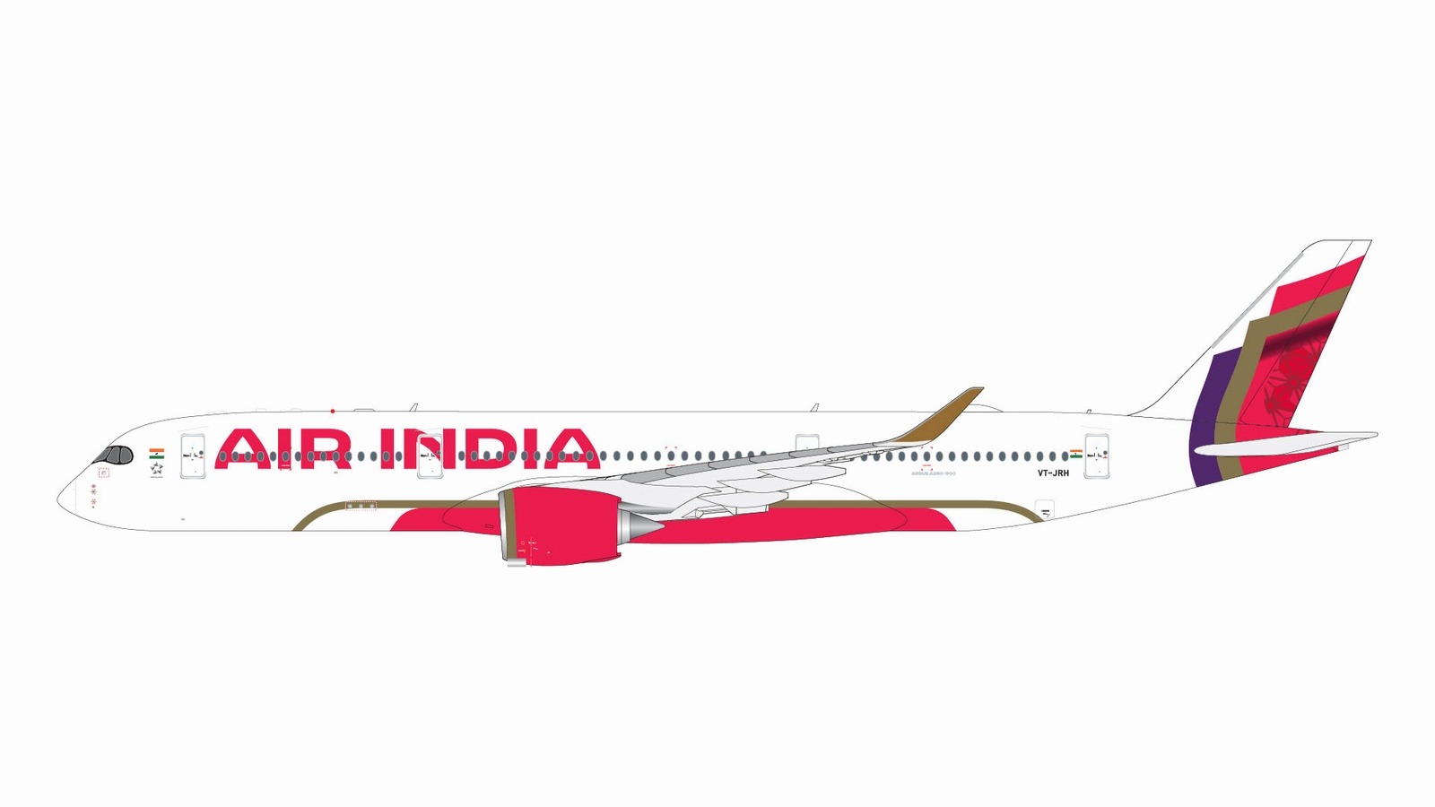 GJAIC2254 GEMINI JETS Air India / エア インディア A350-900 VT-JRH 1:400 お取り寄せ