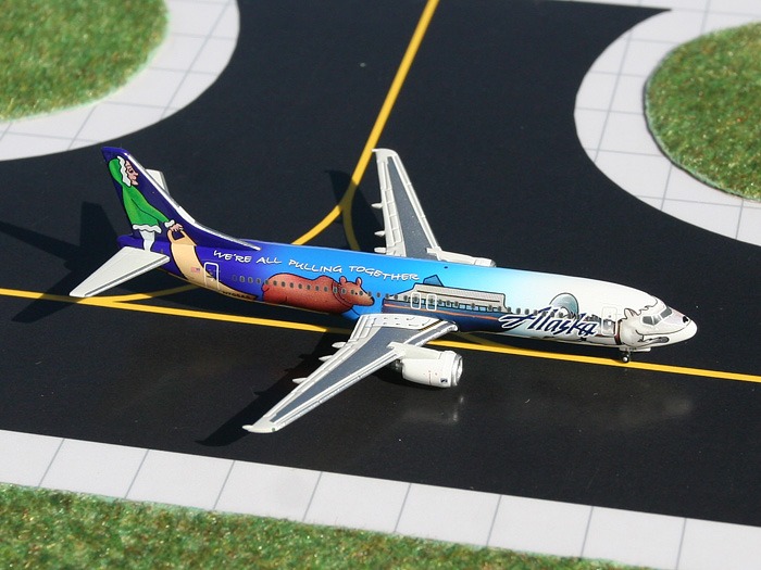 GJ70944 GEMINI JETS Alaska / アラスカ航空 B737-400 Spirit of Alaska Statehood CS N705AS 1:400 完売しました。 GEMINI JETS 1:400 ALASKA AIRLINES / アラスカ航空 737-400 亜鉛ダイキャスト製