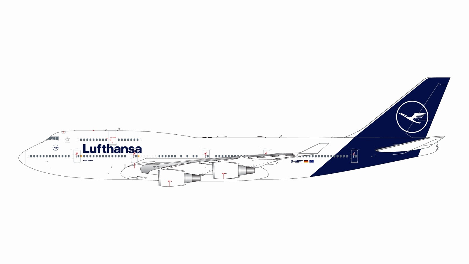 GJDLH2208 GEMINI JETS Lufthansa / ルフトハンザドイツ航空 B747-400 D-ABVY 1:400 完売しました。 GEMINI JETS 1:400 Lufthansa / ルフトハンザドイツ航空 747-400 亜鉛ダイキャスト製