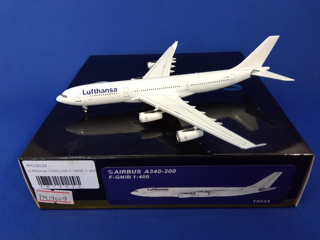 PM19024 PandaModel Lufthansa / ルフトハンザドイツ航空 A340-200 F-GNIB 1:400 完売しました。 Panda Models 1:400 Lufthansa / ルフトハンザドイツ航空 A340-200 亜鉛ダイキャスト製