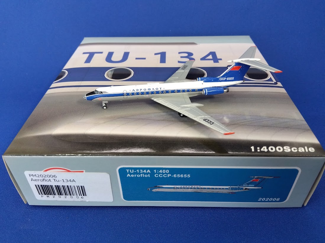 PM202006 PandaModel Aeroflot / アエロフロート Tu-134A CCCP-65655 1:400 メーカー完売