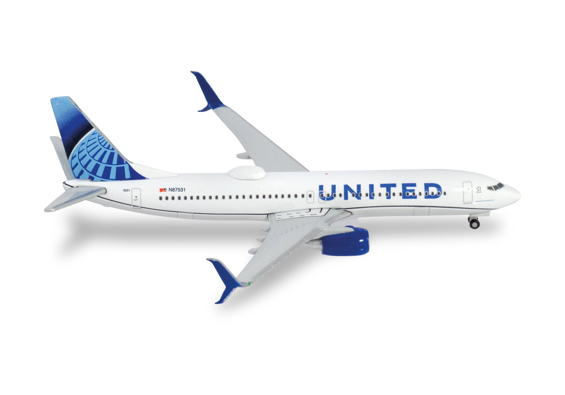 533744-001 Herpa United Airlines / ユナイテッド航空 B737-800 N87531 1:500 完売しました。 Herpa 1:500 United Airlines / ユナイテッド航空 737-800 亜鉛ダイキャスト製