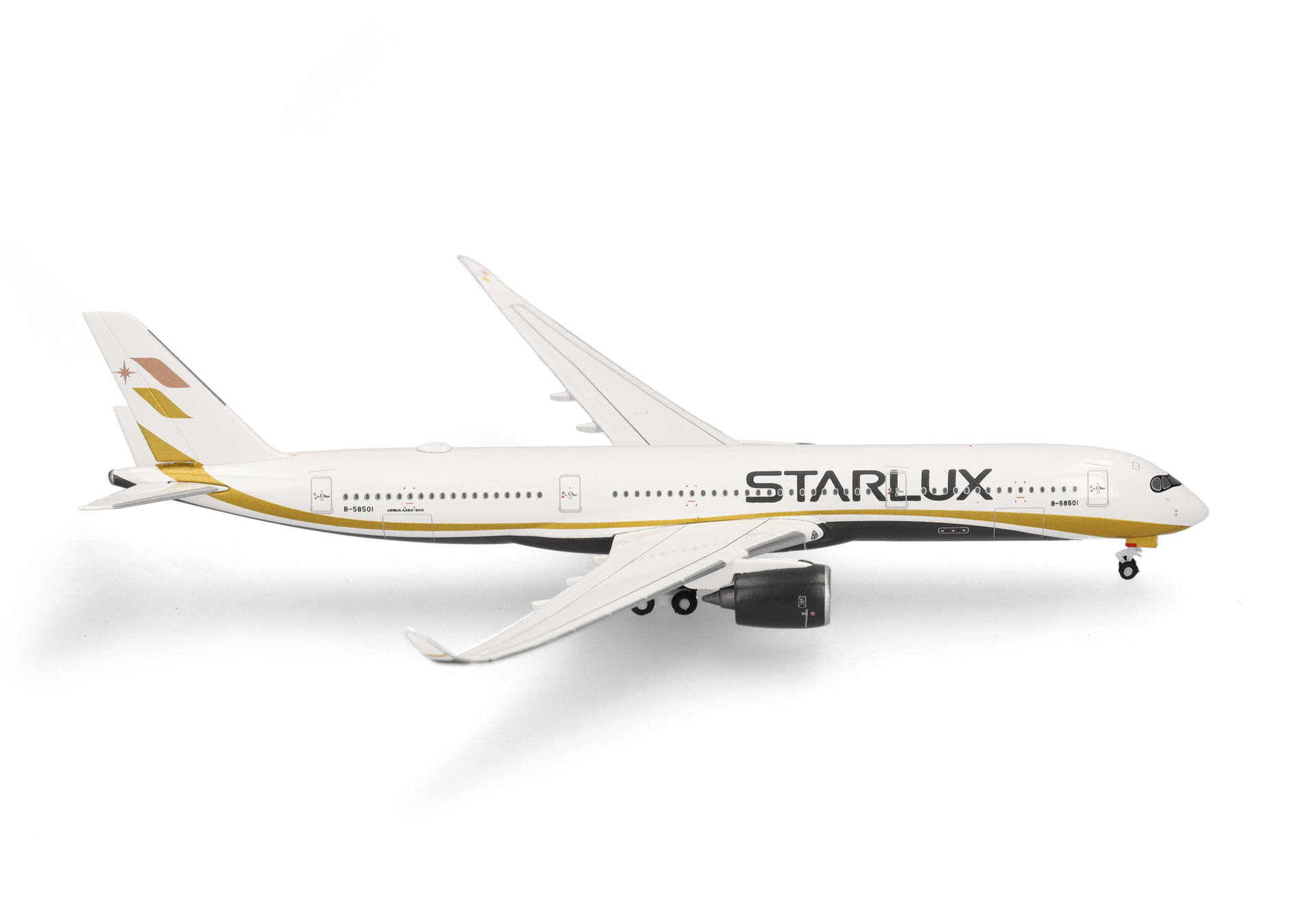 537186 Herpa STARLUX Airlines / スターラックス航空 A350-900 B-58501 1:500 完売しました。 Herpa 1:500 STARLUX Airlines / スターラックス航空 A350-900 亜鉛ダイキャスト製