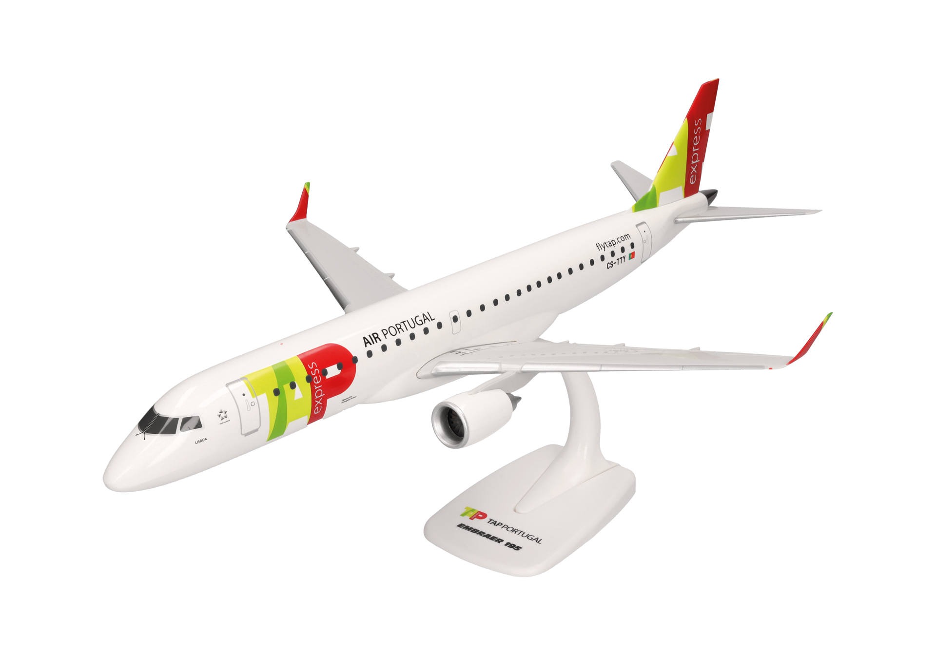 614207 Herpa SNAPFIT TAP Air Portugal / TAPポルトガル航空 E195 CS-TTY Lisboa 1:100 予約