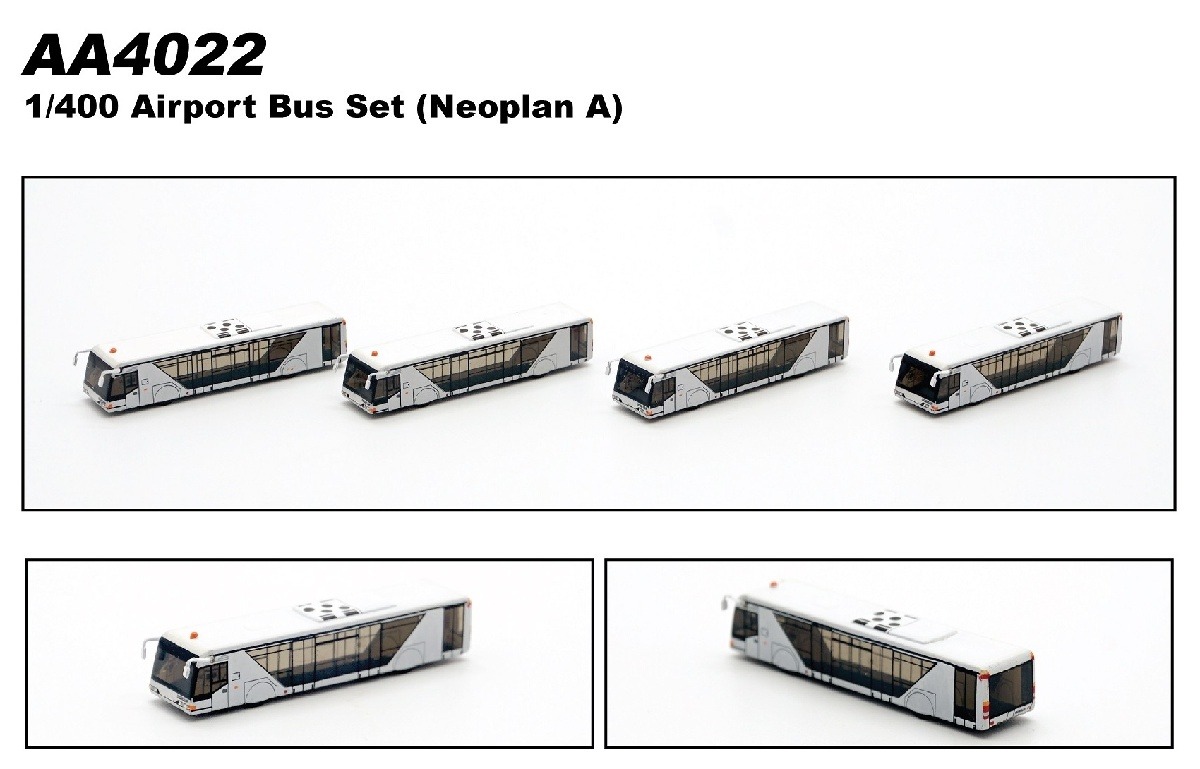AA4022 Fantasywings 空港アクセサリー Neoplan A エアポートバス 4個セット 1:400 完売しました。