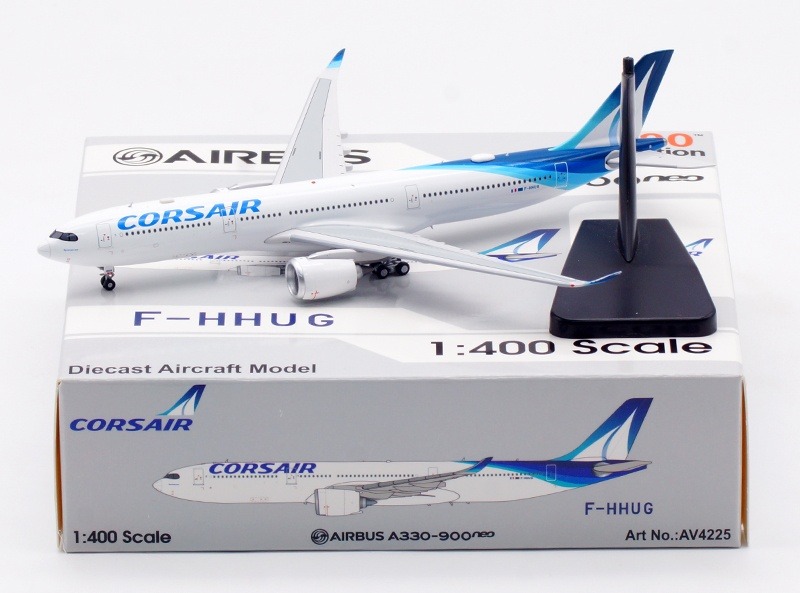 AV4225 Aviation400 CORSAIR / コルセア/コルセール A330-900 F-HHUG 1:400 予約 Aviation400 1:400 CORSAIR / コルセア/コルセール A330-900neo 亜鉛ダイキャスト製