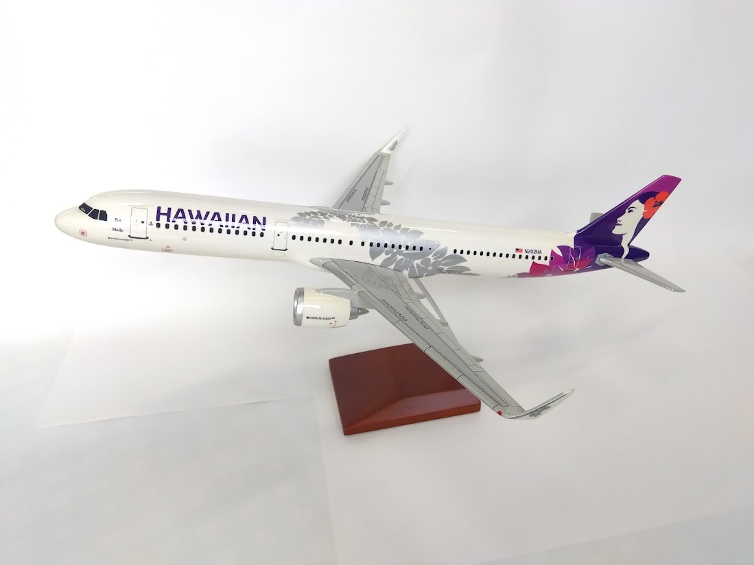 GDHAL012 GEMINI 100 Hawaiian Airlines / ハワイアン航空 A321neo N202HA 1:100 完売しました。 GEMINI JETS 1:100 Hawaiian Airlines / ハワイアン航空 A321neo プラスチック製