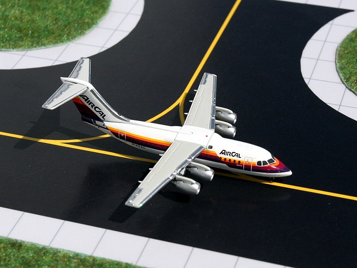GJ70758 GEMINI JETS AIR CAL / エアカル BAE146-200 N124AC 1:400 完売しました。 GEMINI JETS 1:400 AIR CAL / エアカル BAe 146 亜鉛ダイキャスト製
