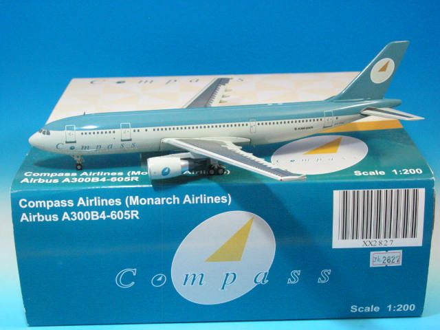 JC2827 JCWING Compass Airlines / コンパス航空 A300-600R VH-YMK 1:200 完売しました。 JC WING 1:200 Compass Airlines / コンパス航空 A300-600 亜鉛ダイキャスト製