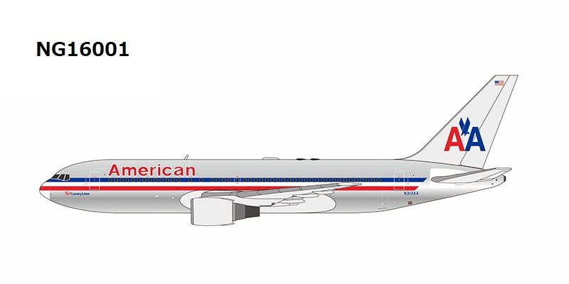 NG16001 NG MODELS American Airlines / アメリカン航空 Chrome cs; CF6 engines; 767 Luxury Liner B767-200 N313AA 1:400 完売しました。 NG MODELS 1:400 American Airlines / アメリカン航空 767-200 亜鉛ダイキャスト製