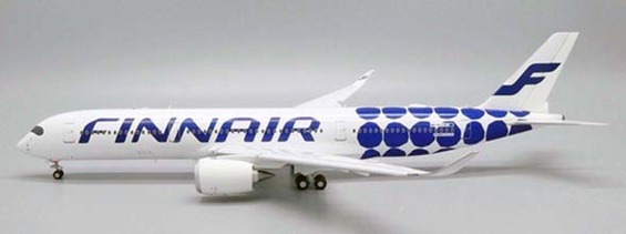 XX2189A JC WING FINNAIR / フィンエア Marimekko Kivet A350-900XWB Flaps Down OH-LWL スタンド付 1:200 メーカー完売 JC WING 1:200 FINNAIR / フィンエア A350-900 亜鉛ダイキャスト製