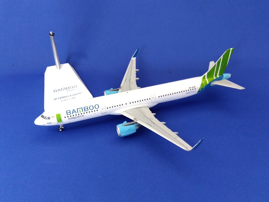XX2297 JCWING Bamboo Airways / バンブーエアウエイズ A321neo VN-A591 1:200 完売しました。 JC WING 1:200 Bamboo Airways / バンブーエアウエイズ A321neo 亜鉛ダイキャスト製