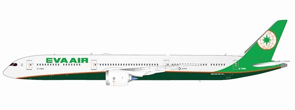 XX2315 JCWING EVA AIR / エバー航空 Boeing787-10 B-17802 1:200 完売しました。 JC WING 1:200 EVA AIR / エバー航空/エヴァエア/長栄航空 787-10 亜鉛ダイキャスト製