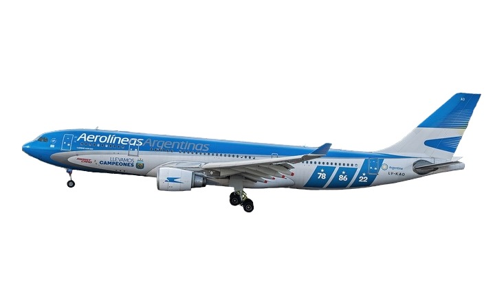 04600 Phoenix Aerolineas Argentinas / アルゼンチン航空 “Llevamos Campeones” A330-200 LV-KAO 1:400 Phoenix 1:400 Aerolineas Argentinas / アルゼンチン航空 A330-200 亜鉛ダイキャスト製