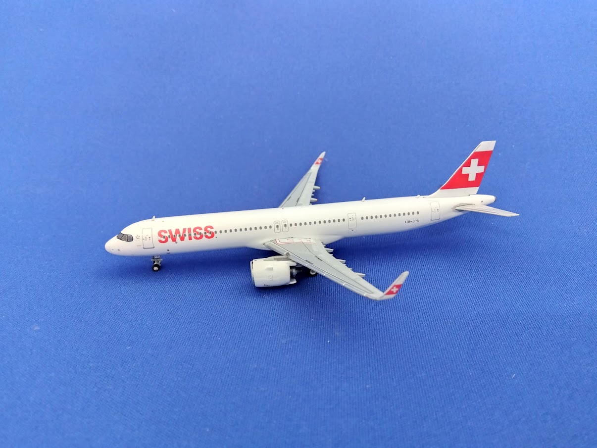 EW421N007 JCWING Swiss International Air Lines / スイス国際航空 A321neo HB-JPA 1:400 メーカー完売 JC WING 1:400 SWISS / スイス航空 A321neo 亜鉛ダイキャスト製