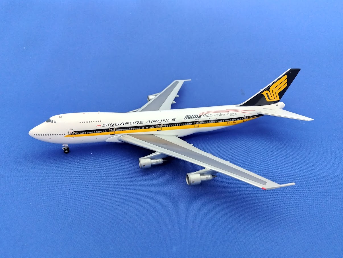 EW4742001 JCWING Singapore Airlines / シンガポール航空 B747-200 9V-SIA 1:400 完売しました。 JC WING 1:400 Singapore Airlines / シンガポール航空 747-200 亜鉛ダイキャスト製