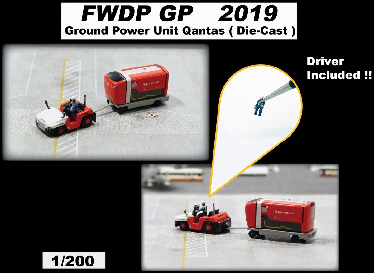 FWDPPS4001 Fantasywings 空港アクセサリー GSEセット ランプバス、ケータリングトラック、タラップ車セット 1:400 完売しました。