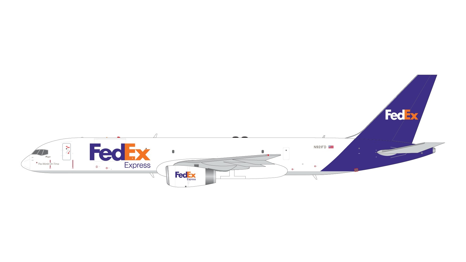 G2FDX981 GEMINI 200 FedEx / フェデックス B757-200SF N921FD  1:200 完売しました。